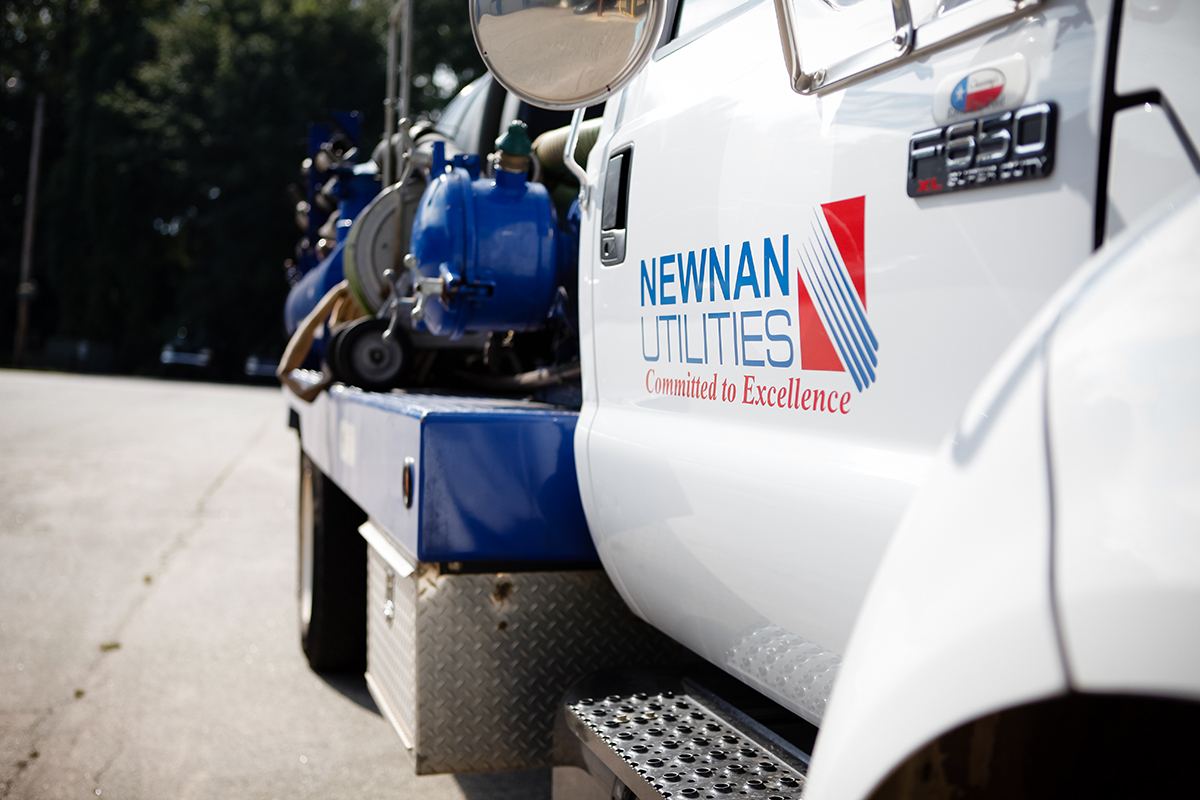 Newnan Utilities Truck